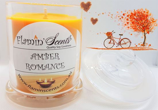 Picture of AMBER ROMANCE CANDLE