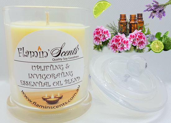Picture of UPLIFTING & INVIGORATING ESSENTIAL OIL BLEND CANDLE